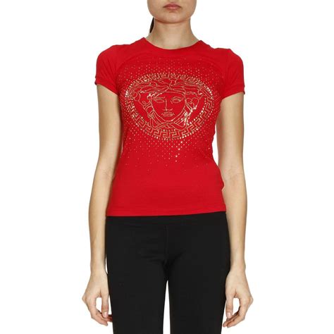 versace womens tee red|buy Versace t shirts online.